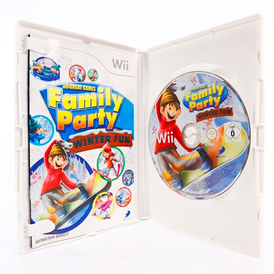 Family Party Winter Fun - Nintendo Wii spill - Retrospillkongen