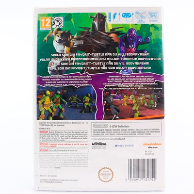 Nickelodeon Teenage Mutant Ninja Turtles (Forseglet) - Nintendo Wii spill - Retrospillkongen