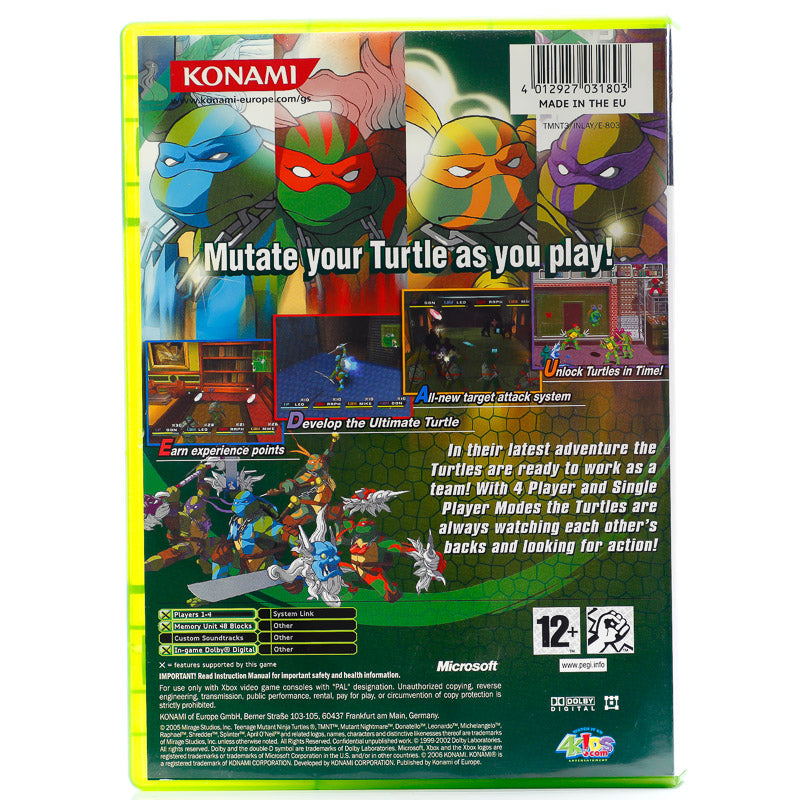 Teenage Mutant Ninja Turtles: Mutant Nightmare 3 - Original Xbox-spill - Retrospillkongen