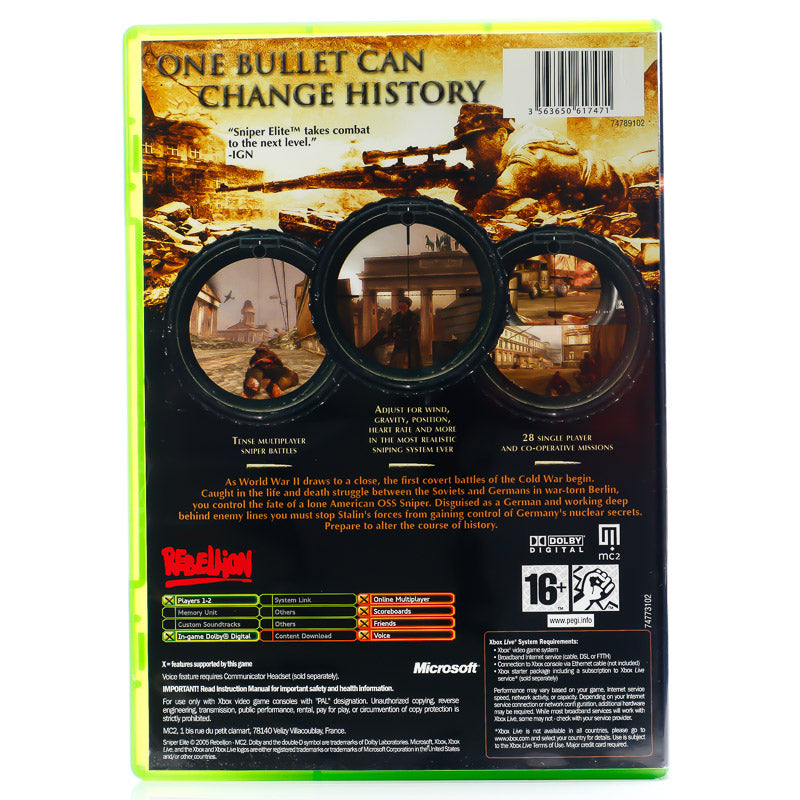Sniper Elite - Original Xbox-spill - Retrospillkongen