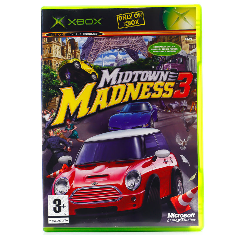 Midtown Madness 3 - Original Xbox-spill - Retrospillkongen