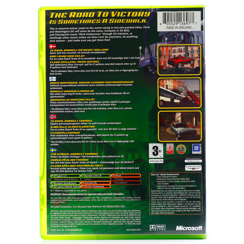 Midtown Madness 3 - Original Xbox-spill - Retrospillkongen
