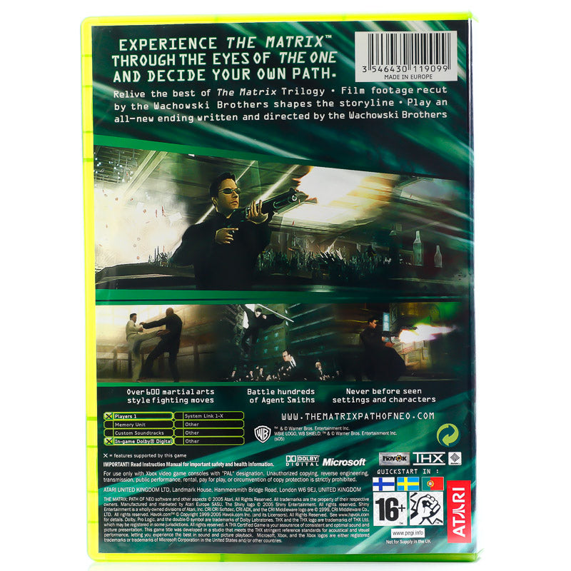 The Matrix: Path of Neo - Original Xbox-spill - Retrospillkongen