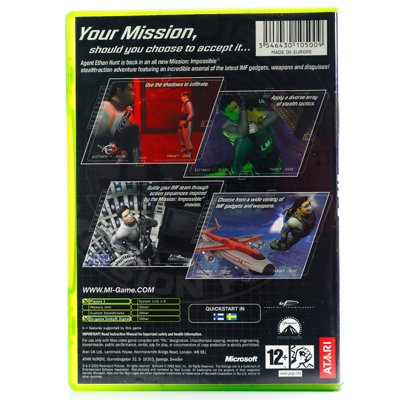 Mission: Impossible - Operation Surma - Original Xbox-spill - Retrospillkongen