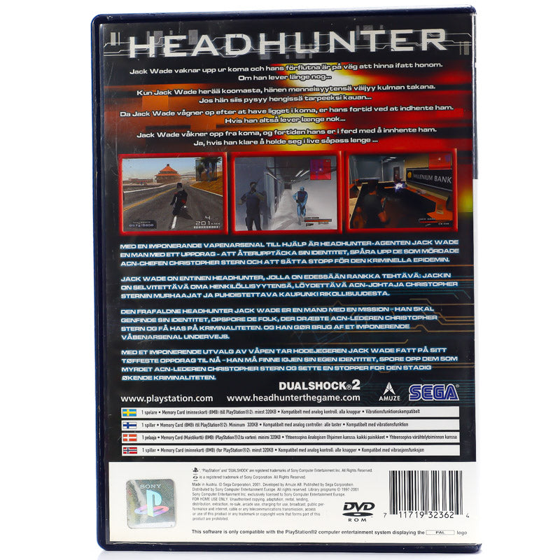 Headhunter - PS2 spill - Retrospillkongen