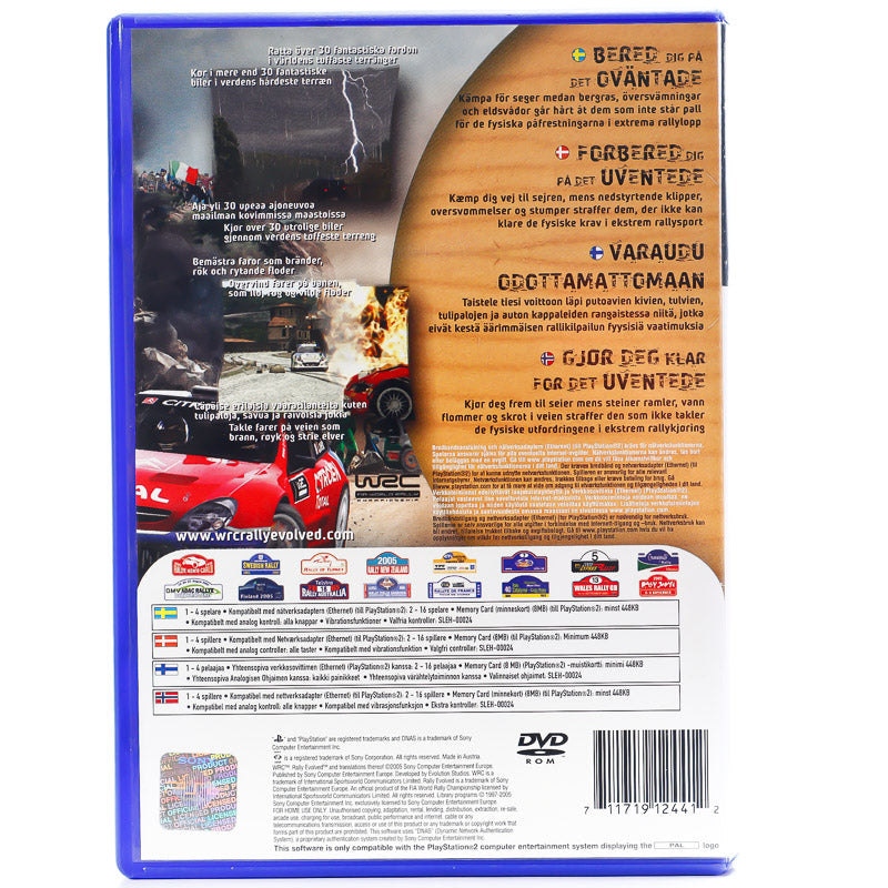 WRC: Rally Evolved - PS2 spill - Retrospillkongen