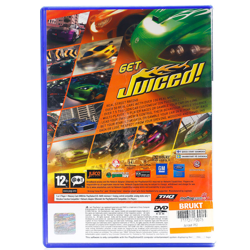 Juiced - PS2 spill - Retrospillkongen