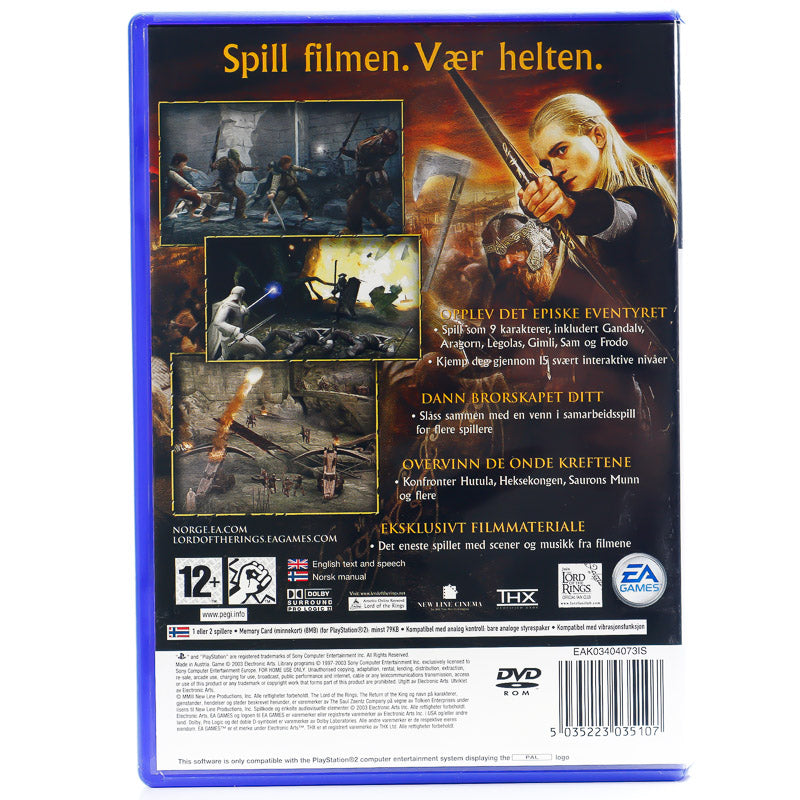 The Lord of the Rings: The Return of the King - PS2 spill - Retrospillkongen