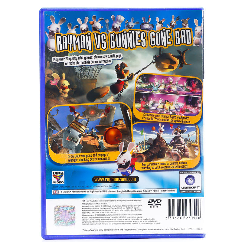 Rayman: Raving Rabbids - PS2 spill - Retrospillkongen