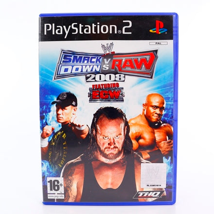 Smack Down Vs Raw 2008 Featuring ECW - PS2 spill - Retrospillkongen