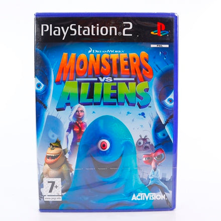 Forseglet Monster vs Aliens - PS2 spill - Retrospillkongen