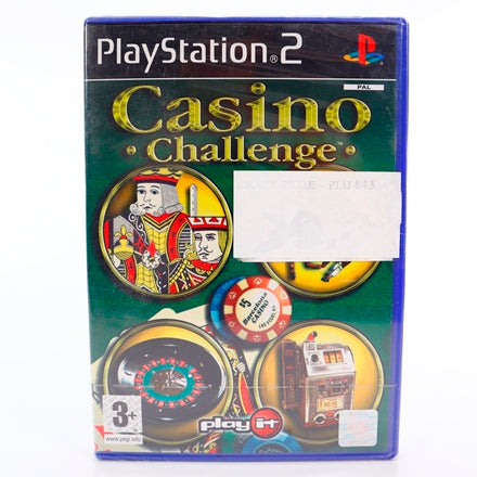 Forseglet Casino Challenge - PS2 spill - Retrospillkongen