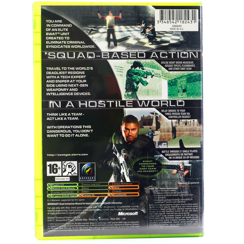 SWAT: Global Strike Team - Microsoft Xbox spill - Retrospillkongen