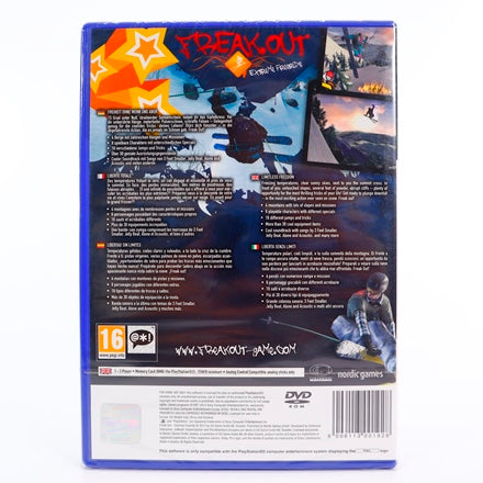 Forseglet Freak Out Extreme Freeride - PS2 spill - Retrospillkongen