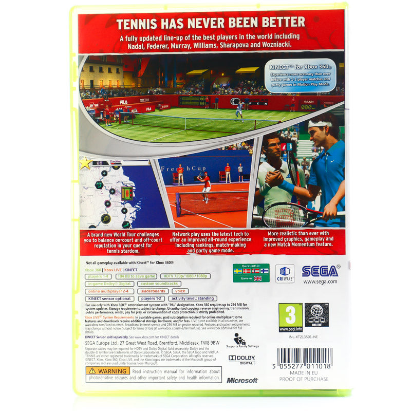 Virtua Tennis 4 - Xbox 360 spill - Retrospillkongen