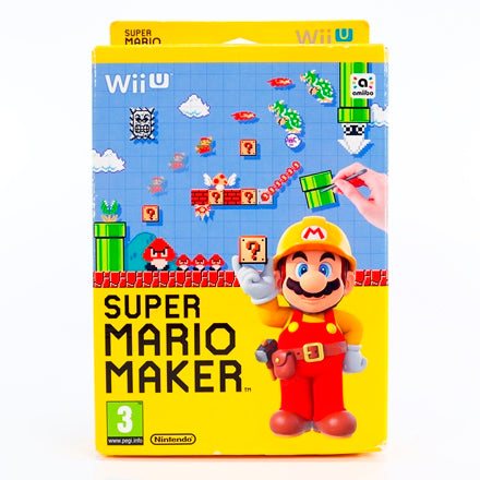 Forseglet Super Mario Maker Wii U Big Box - Nintendo Wii U spill - Retrospillkongen