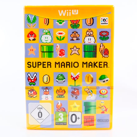 Forseglet Super Mario Maker Wii U Big Box - Nintendo Wii U spill - Retrospillkongen
