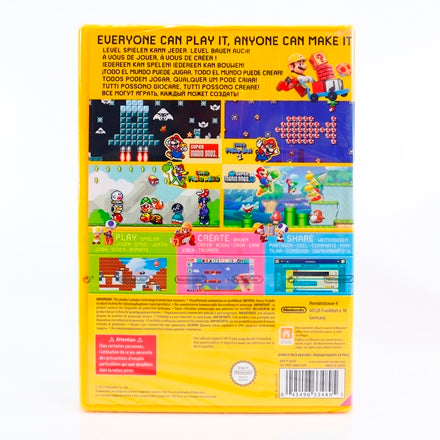 Forseglet Super Mario Maker Wii U Big Box - Nintendo Wii U spill - Retrospillkongen