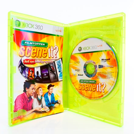 Scene it? + 4stk Kontrollere og Receiver - Xbox 360 spill - Retrospillkongen