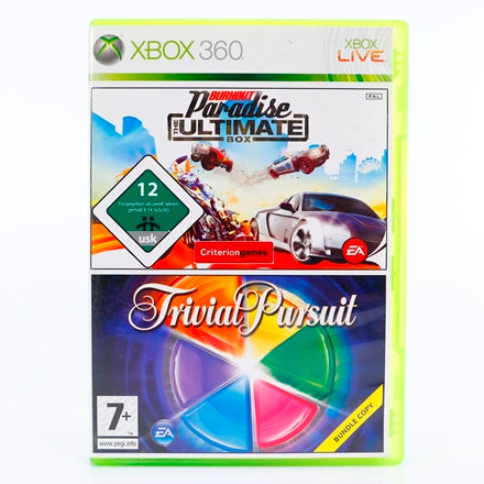 Bournout Paraduse Ultimate Box & Trivia Pursuit - Xbox 360 spill - Retrospillkongen