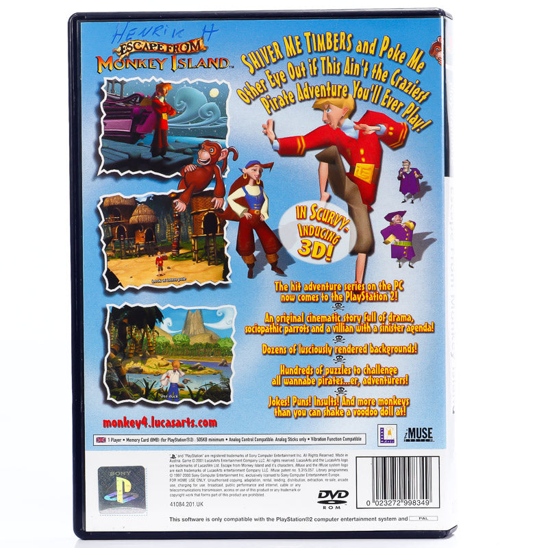 Escape from Monkey Island - PS2 spill - Retrospillkongen