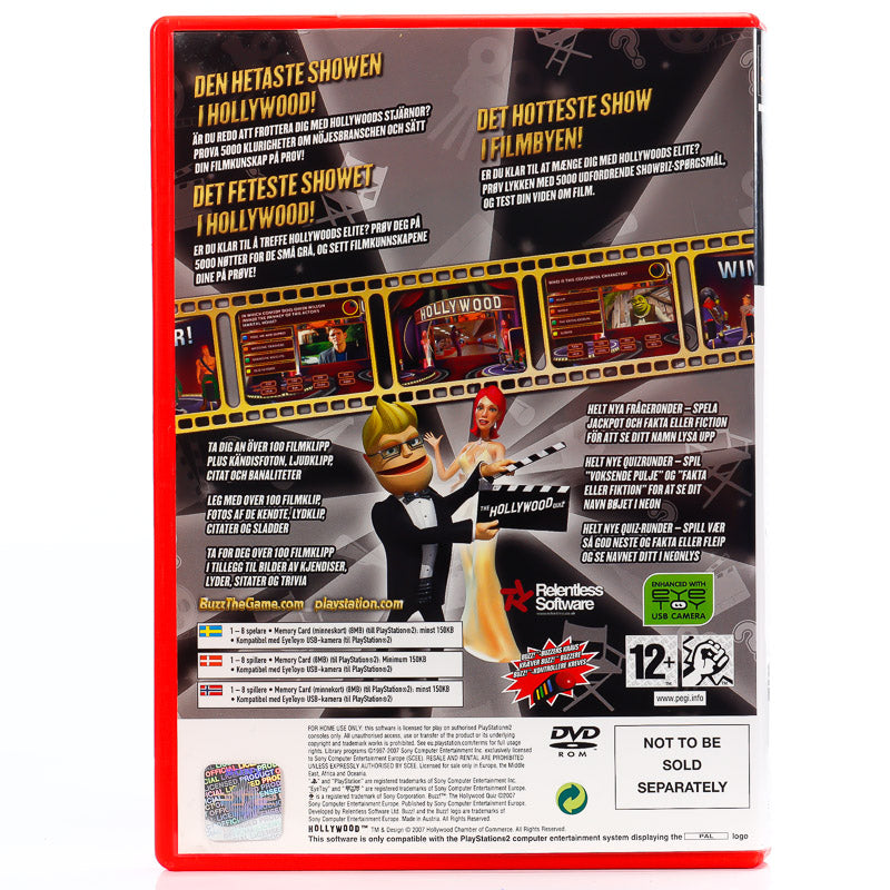 Buzz! The Hollywood Quiz - PS2 spill - Retrospillkongen
