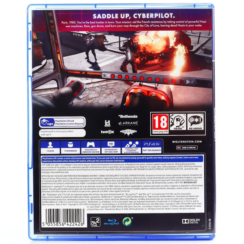 Wolfenstein: Cyberpilot - PS4 VR spill - Retrospillkongen