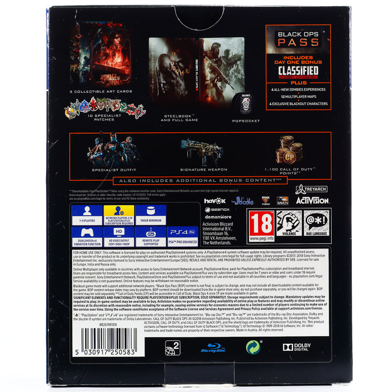 Call of Duty Black Ops IIII | Pro Edition | Steel Book - PS4 spill - Retrospillkongen