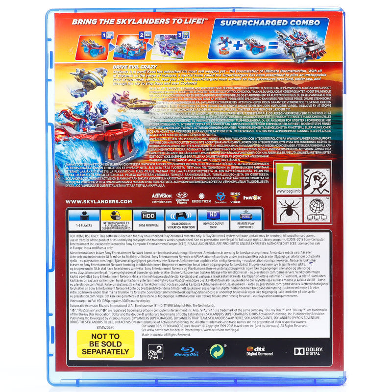 Skylanders: SuperChargers - PS4 spill - Retrospillkongen