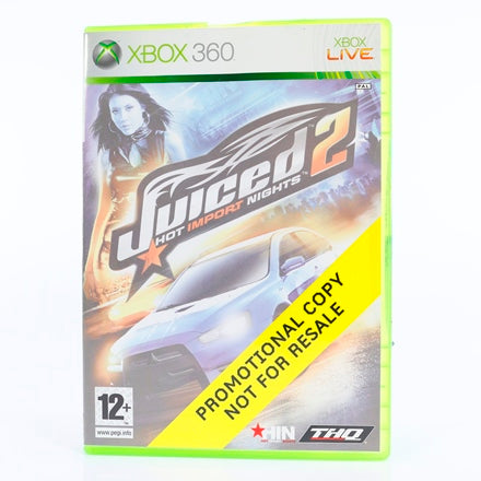 Juiced 2 Promotional Copy - Xbox 360 spill - Retrospillkongen