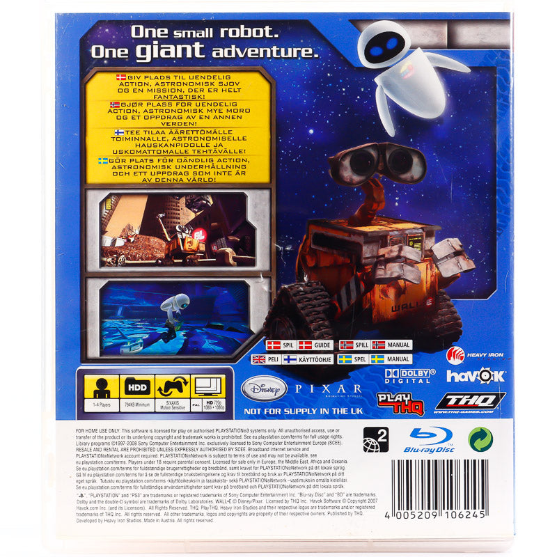 Disney•Pixar Wall-E - PS3 spill - Retrospillkongen