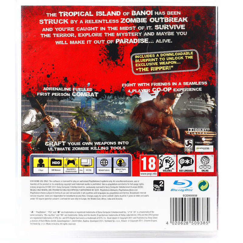 Dead Island: Special Edition - PS3 spill - Retrospillkongen