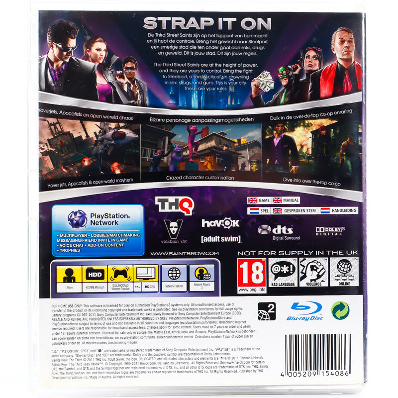 Saints Row: The Third - PS3 spill - Retrospillkongen