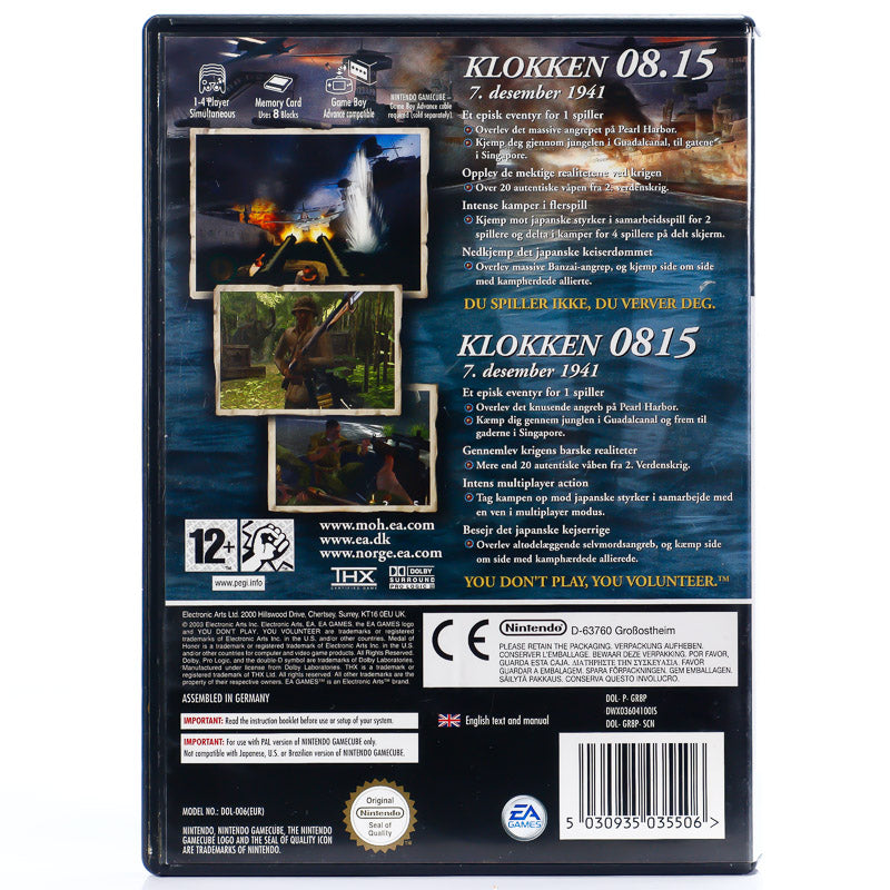 Medal of Honor: Rising Sun - Gamecube spill - Retrospillkongen