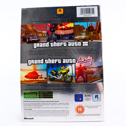 Komplett Grand Theft Auto Double Pack - Microsoft Xbox spill - Retrospillkongen