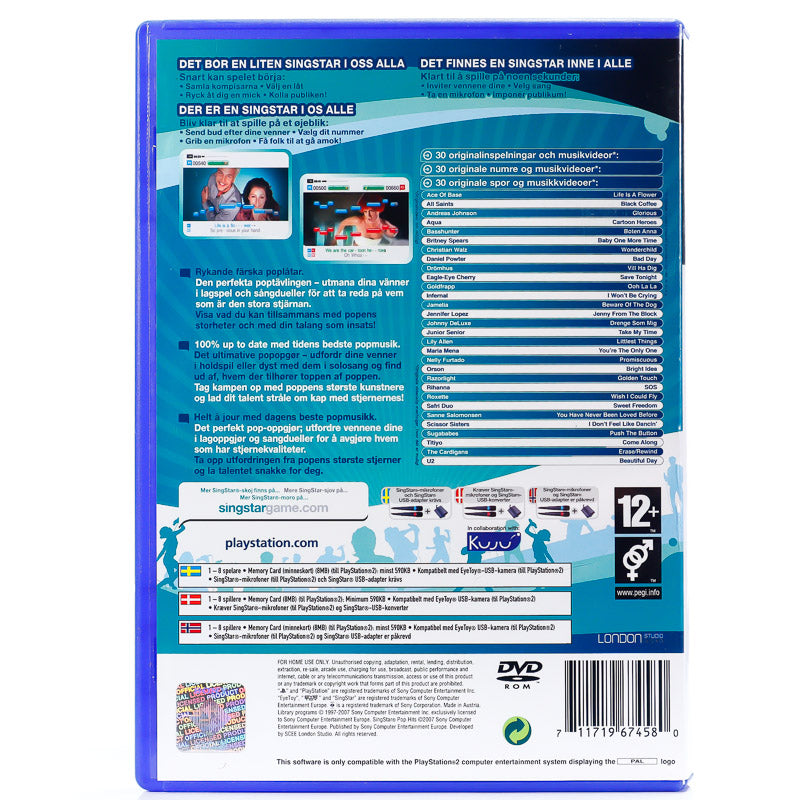 Singstar: Pop Hits - PS2 Spill - Retrospillkongen
