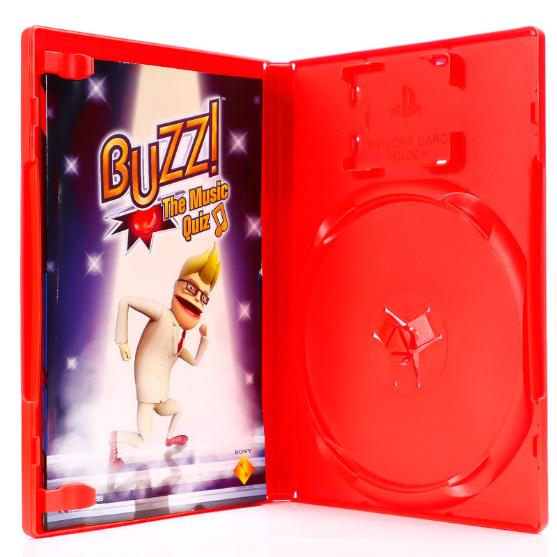 Buzz! The Music Quiz - PS2 spill (Kun Cover) - Retrospillkongen