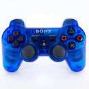 Sony Sixaxas Dual Shock 3 Playstation 3 Kontroll Clear Blue Transparent - PS3 Tilbehør - Retrospillkongen