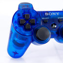 Sony Sixaxas Dual Shock 3 Playstation 3 Kontroll Clear Blue Transparent - PS3 Tilbehør - Retrospillkongen