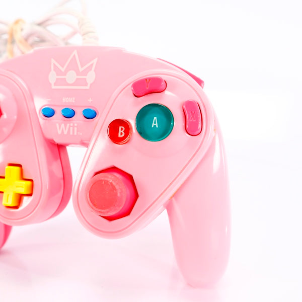 Nintendo Wii/Wii U Princess Peach Kablet fight pad kontroll - Wii / Wii U tilbehør - Retrospillkongen