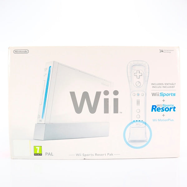 Nintendo Wii Sports Resort  + Wii Sport Konsoll Pakke - Nintendo Wii Konsoll - Retrospillkongen