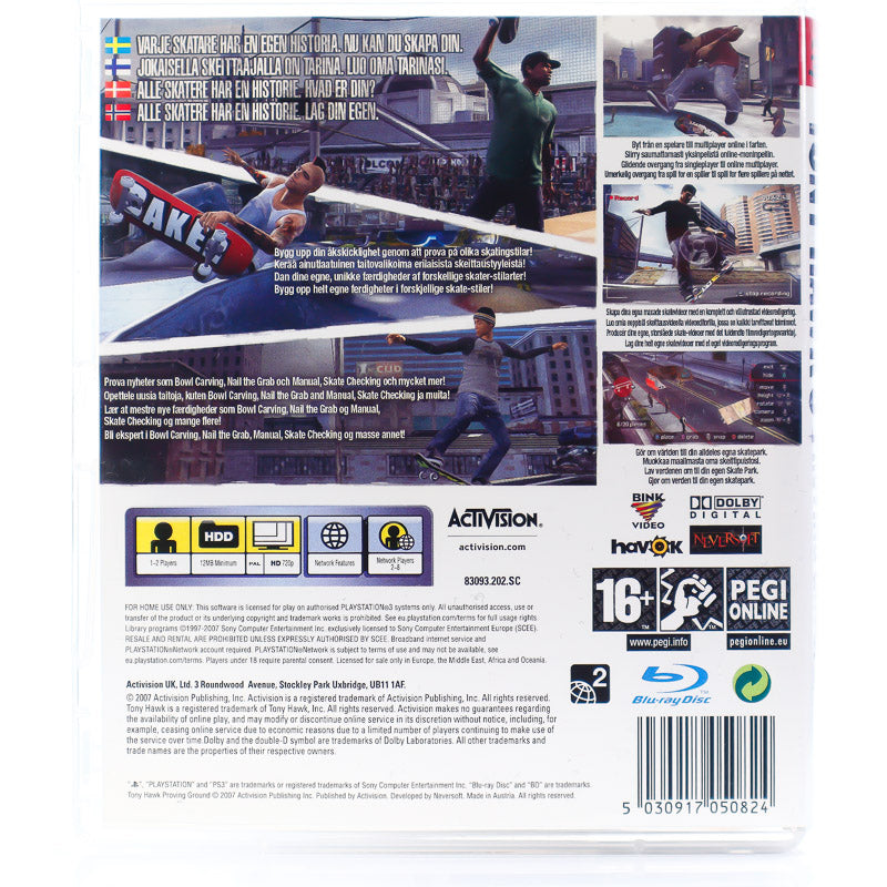 Tony Hawk's Proving Ground - PS3 spill - Retrospillkongen