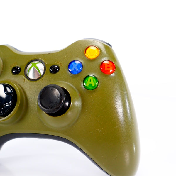 Xbox 360 Trådløs kontroll Military Green - Tilbehør - Retrospillkongen