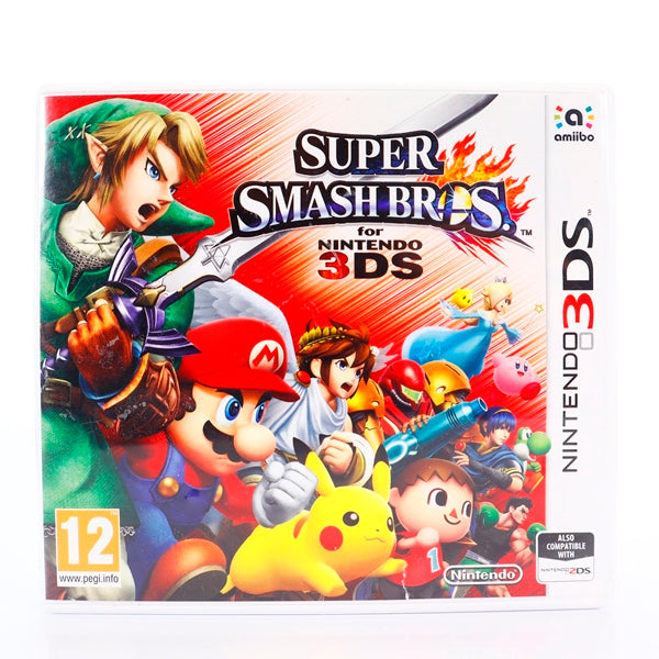 Super Smash Bros for Nintendo 3DS (KUN COVER) - Nintendo 3DS spill - Retrospillkongen