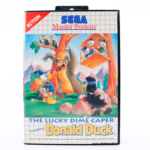 The Lucky Dime Caper starring Donald Duck - Sega Master System spill - Retrospillkongen