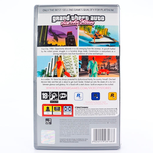 Grand Theft Auto Vice City Stories platinum - PSP spill - Retrospillkongen