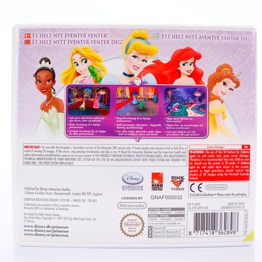 Disney Princess My Fairytale Adventure - 3DS spill - Retrospillkongen