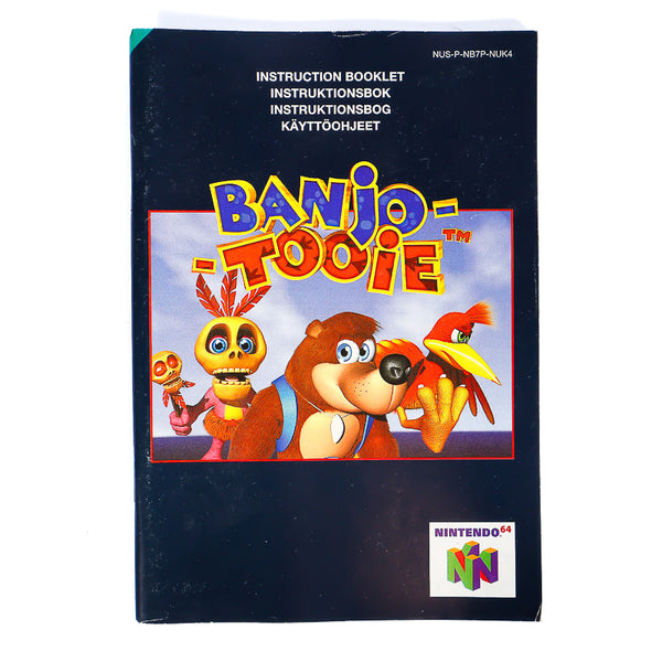 Banjo Tooie Original Spillmanual | Nintendo 64 (N64) - Retrospillkongen