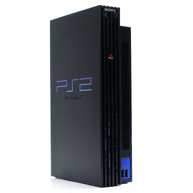 Sony Playstation 2 Svart Konsoll Pakke (PS2) - Kun Konsoll - Retrospillkongen