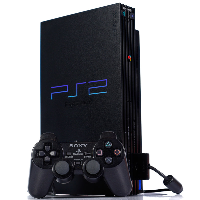 Sony Playstation 2 Svart Konsoll Pakke (PS2) - Retrospillkongen